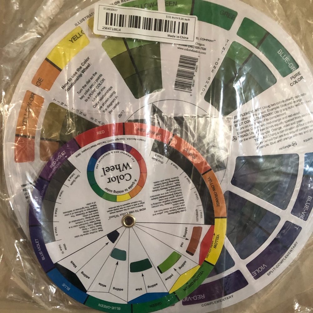 1 pack of 2 color wheels